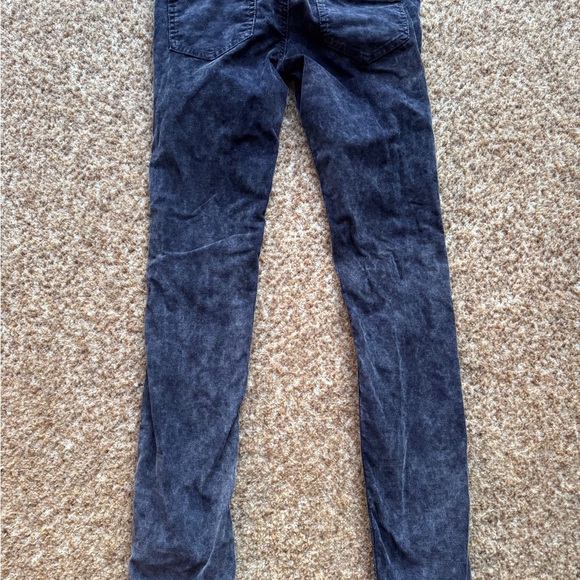 Free People Womens Pants Size 25 (Measure 28x31) Blue Corduroy Skinny Stretch - Picture 2 of 5